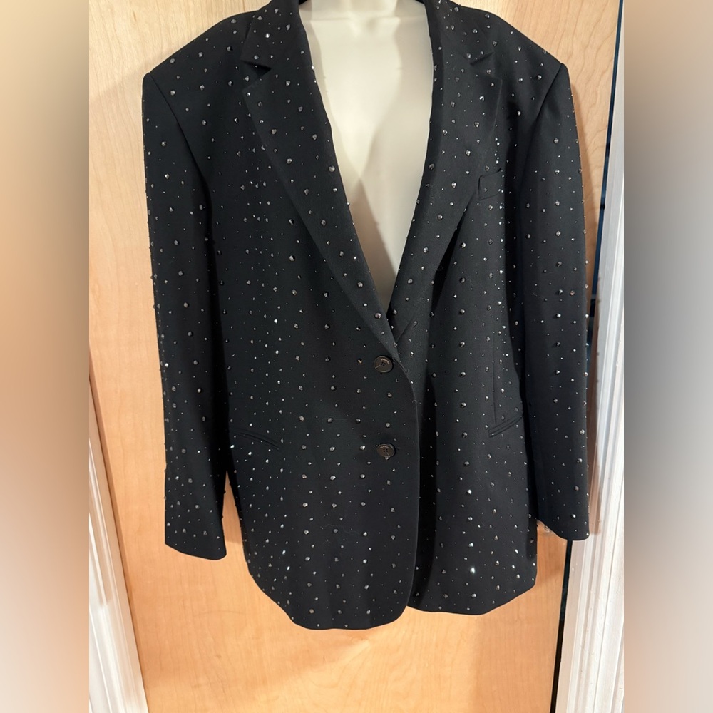 Sandro oversized blazer & shorts (meant to be styled like the blazer is dress)